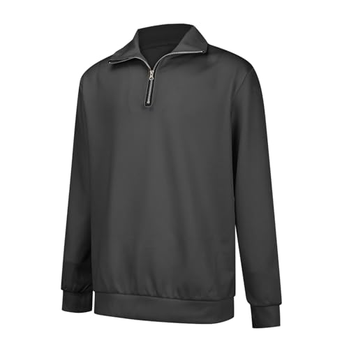 Sweat texturé gaufré et pull col montant à fermeture éclair un quart - 3