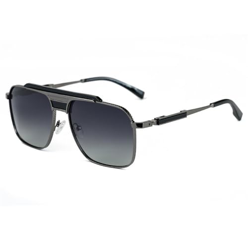 Lunettes de soleil polarisées homme protection UV totale en métal