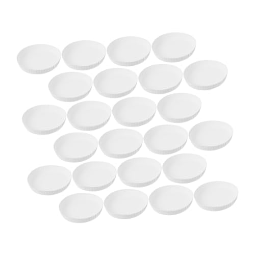 Garneck 200pcs Disposable Paper Cup Lids Dust Drinking Cup Covers for Bars Restaurants Convenient No Cleanup Required Design