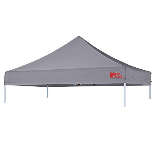 Image of MASTERCANOPY 10x10 Replacement Pop Up Canopy Top for Kingkong Frame Gray