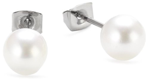 Preisvergleich Produktbild Boccia Damen-Ohrstecker Titan (Pr) Perle 0536-01