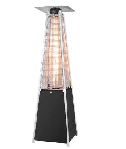 Stufa Fungo a Gas Riscaldatore Esterno a Fiamma 13 kW vano per bombola 15 kg Piramidale Piramidale Patio Heater, Giardino, Terrazzo, Bar