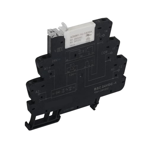Interface de relais mince 12VDC avec LED pour commutation précise PLC - 6