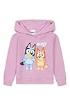 Bluey Girls Hoodie Cotton Kids Hoody (6-7 Years) Purple