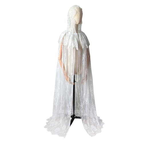 Écharpe de mariage et ensemble brodé en nylon dentelle