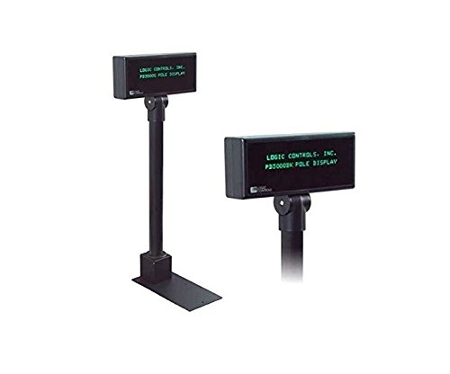 Bematech PDX3000-BK Pole Display, 2 x 20 Line, RS232, Configurable Command Set, 5 mm, Black