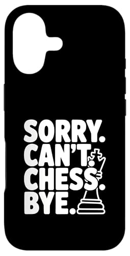 Sorry Can't Chess Bye �ʔ��� �Q�[�}�[ ���[���A �X�}�z�P�[�X iPhone 17 �p