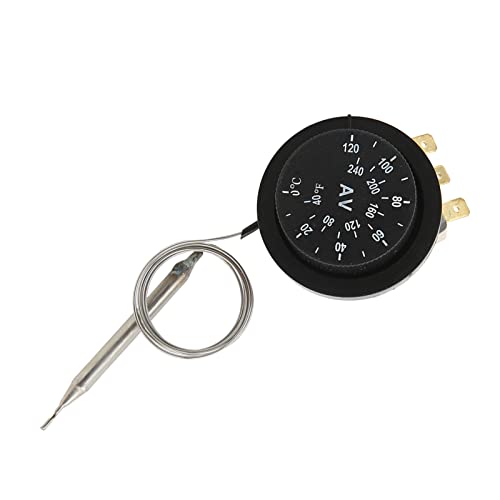 10pcs 0-120 ° C Caminhada de Termostato Elétrico Ajustável Caminhão de Carro Automotivo AC 250V