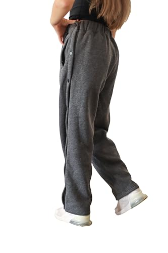 Funny Guy Mugs Unisex Polyester/Cotton Breakaway Sweatpants for Kids - Post-Surgery Snap Button Tear-Away Elastic Waist Pants2