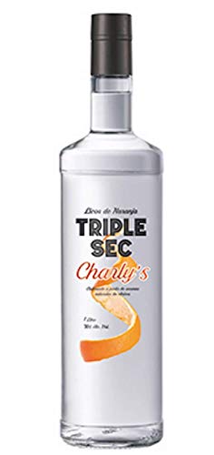 Triple Sec Charlys klarer Orangenlikör aus Bitter- und Süßorangenschalen 1L 30% Vol. für Margarita Mai Tai und White Lady