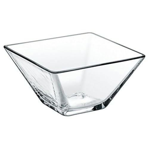 BORGONOVO Modi 14099742 - Cuenco de Cristal con Forma Cuadrada, 8 cm