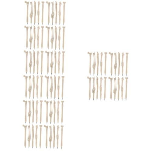 DIYEAH 4 Sätze Knochen Kugelschreiber Farbstifte Kugelschreiber Neuartige Halloween Stifte Neuartiger Stift Skelett Halloween Knochen Niedliche e 20 Stück * 4