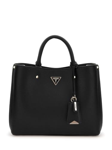 GUESS Schultertasche Meridian II Girlfriend Satchel Black schwarz