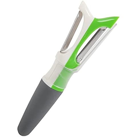 Prep Solutions Stainless Steel, Dual-Sided Produce Peeler And Blemish Remover Cover