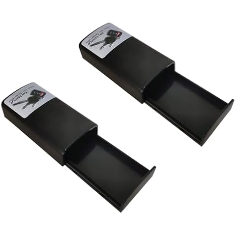Magnetic Key Box Hide a Key Outside Strong Magnet Spare Key Hider Secret Key Holder Under Car for Car Home Garage Office Safe Emergency Key Case Cover