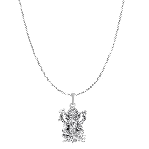 Pendentif en argent sterling anti-ternissement avec sa chaîne ancre solide