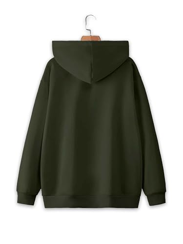Image of Mack Jonney Solid Hooded Cotton Fleece Sweatshirt for WOMEN-VMACK639218