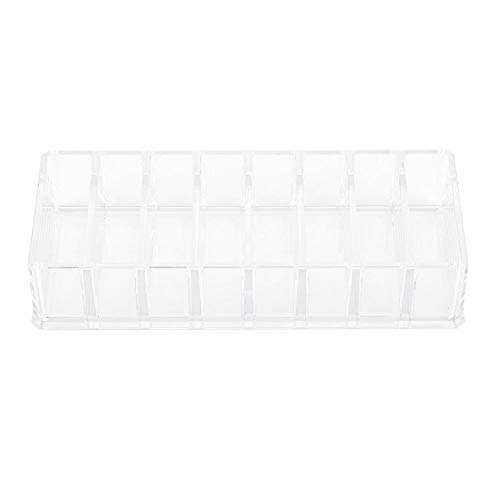 Boîte de Rangement de Maquillage Design Poli et Lisse avec 8 Vernis à Ongles Transparent à Boucle d'oreille à tiroir pour Le Stockage de Rouge à lèvres cosmétique