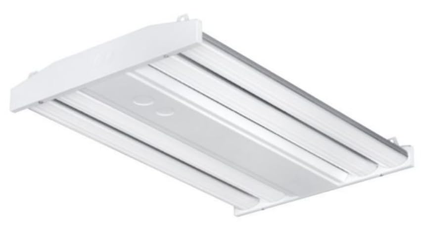 HubbellColumbia Lighting LED Linear High Bay, 5000K, 10,500 Lumens, 74 watts, Wide Light Distribution, 22.7 inches Long, 0-10V Dimming, 2 ft LED High Bay, CLB2-50LX-W-EDU