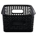 Weave Bins, 9.88 X 7.38 X 4, Black, 3/Pack