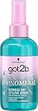 Hitzeschutz Schwarzkopf got2b Spray FÖHN O MENAL Express dry, 1er Pack (1 x 200 ml)