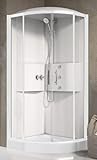 Novellini Media 2.0 R Hydromassage-Verdeck, Kopfbrause 90 x 90 cm, multifunktionale...