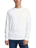 edc by ESPRIT Herren Sweatshirt 990cc2j301, 100/White, XXL