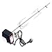 Produktbild Wiltec BBQ Grillspieß 70cm 230V aus Edelstahl, inkl. 2 Fleischklammern, Drehspieß Rôtisserie