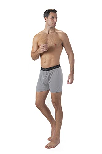 Chill Boys Performance Boxers 3 Pack - Cool, Soft, Breathable Mens Boxers. Luxury Moisture Wicking Underwear For Men. Plush Comfortable Boxer Shorts (Xl, Performance Grey) #TOP1