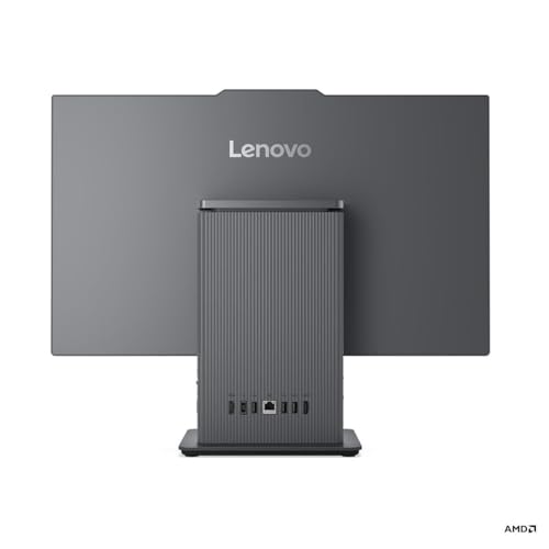 Image of Lenovo IdeaCentre 24ARR9 F0HR0090US All-in-One Computer - AMD Ryzen 5 7535HS - 16 GB - 512 GB PCI Express NVMe 4.0 x4 SSD - 23.8 inch Full HD - Desktop - Luna Gray