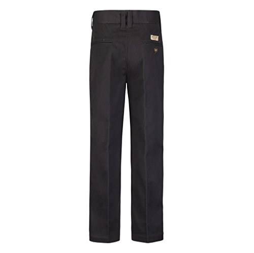 Uniform Straight Twill Boys Pants - Wrinkle-Free Flat Front Slacks for Boys with High Rise & Straight Leg Design3