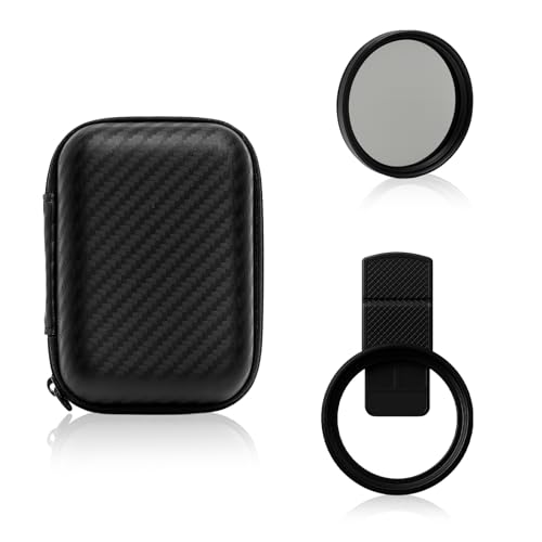 52mm Clip-On Circular Polarizer (CPL) Lens Filter Kit – Professional