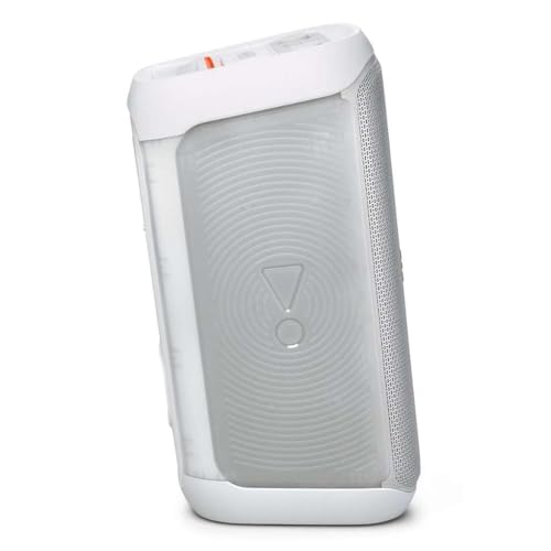 Image of JBL PartyBox Club 120 Portable Party Speaker Bundle with Wireless Microphone System (White)