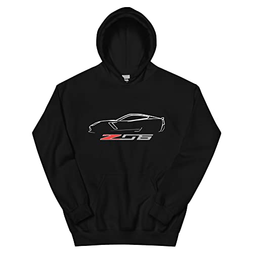 Z06 C7 Silhouette 7th generation 'vette Custom Car Club Hoodie2