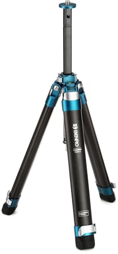 Image of Benro Carbon Fiber Center Column Accessory Without Head– Lightweight Height Extension, Flip-Lock Adjustment, 1/4"-20 & 3/8"-16 Mount Compatibility for Tripod Upgrades (TCBC12)