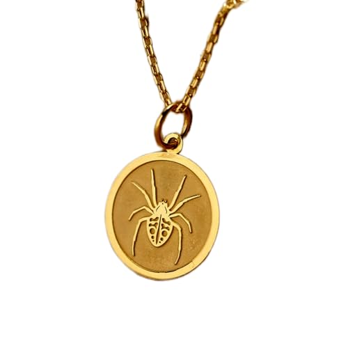 Collier araignée argent sterling 925 anti-ternissement pour peau sensible