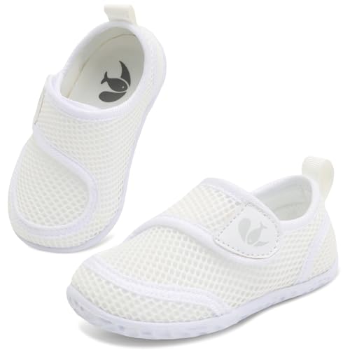 Image of FEETCITY Toddler Water Shoes Boys Girls Swim Shoes Quick Dry Kids Aqua Socks Barefoot for Beach Swimming Pool