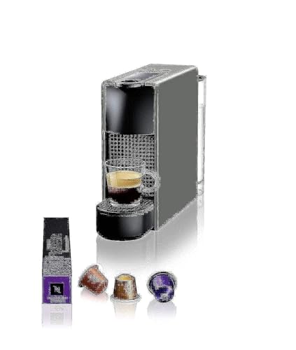 Nespresso by Breville Essenza Mini Espresso Maker - Grey (Renewed)
