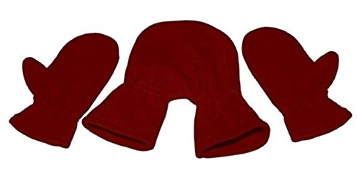 Preisvergleich Produktbild Tamiso Partnerhandschuhe / Pärchenhandschuhe weinrot / dunkelrot - Geschenkidee für Weihnachten, Valentinstag, Verlobung, Hochzeit