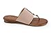 ITALIAN Shoemakers Asher Elastic Band Flip Flops Comfort Thong Sandals - Nude - Size 8
