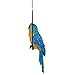 Design Toscano Polly in Paradise Parrot Sculpture on Ring Perch, Large, Twin