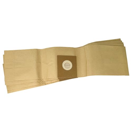 Sac aspirateur papier pour Fimap 68W1004 et Nano | Lot de 5 vhbw marron 63x15cm