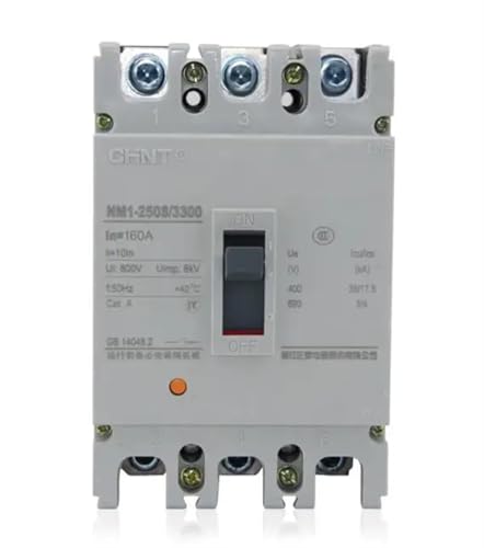 Disjoncteur NM1-250S/3300 160A pour éviter les pannes de réseau