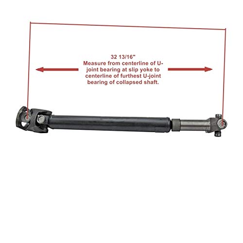 Bodeman - 32 13/16\" Front Driveshaft/Propshaft Replacement for 1999 2000 2001 2002 Dodge Ram 2500 3500 - L6 5.9L w/M.T.