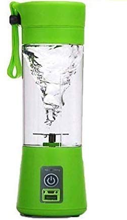 VyasJal Portable Electric USB Juice Maker Juicer Bottle Blender Grinder Mixer, Rechargeable Bottle with 4 Blades(Multicolor)