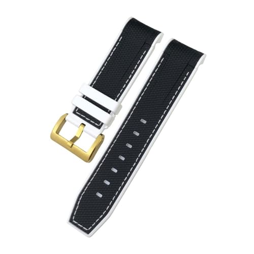 Bracelet silicone 23mm pour Breitling Superocean au design texturé premium
