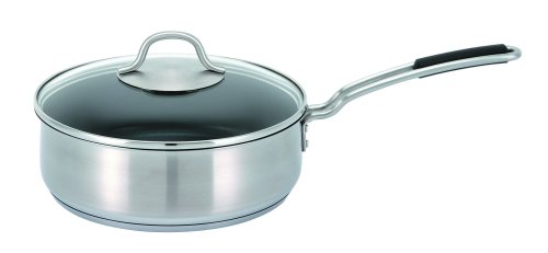 Beka 12375244 Royal Sauteuse + couvercle verre en acier inoxydable intérieur revêtu 24 cm