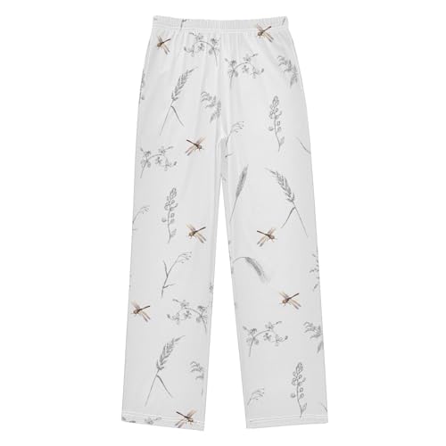 Dragonfly Boys Pants Boys Athletic Pants Long Pant for Boywith Pockets Wide-Leg Size 6-14Y