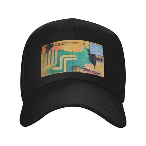 Casquette de luxe femmes et hommes au style urbain avec motif abstrait