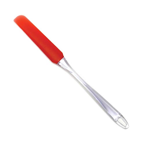 Norpro 3132R Silicone Jar-Icing Spatula, Red